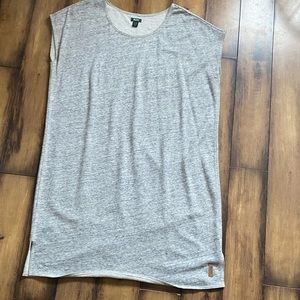 Roots Oversize Sleeveless Sweatshirt Dress Size Extra Large